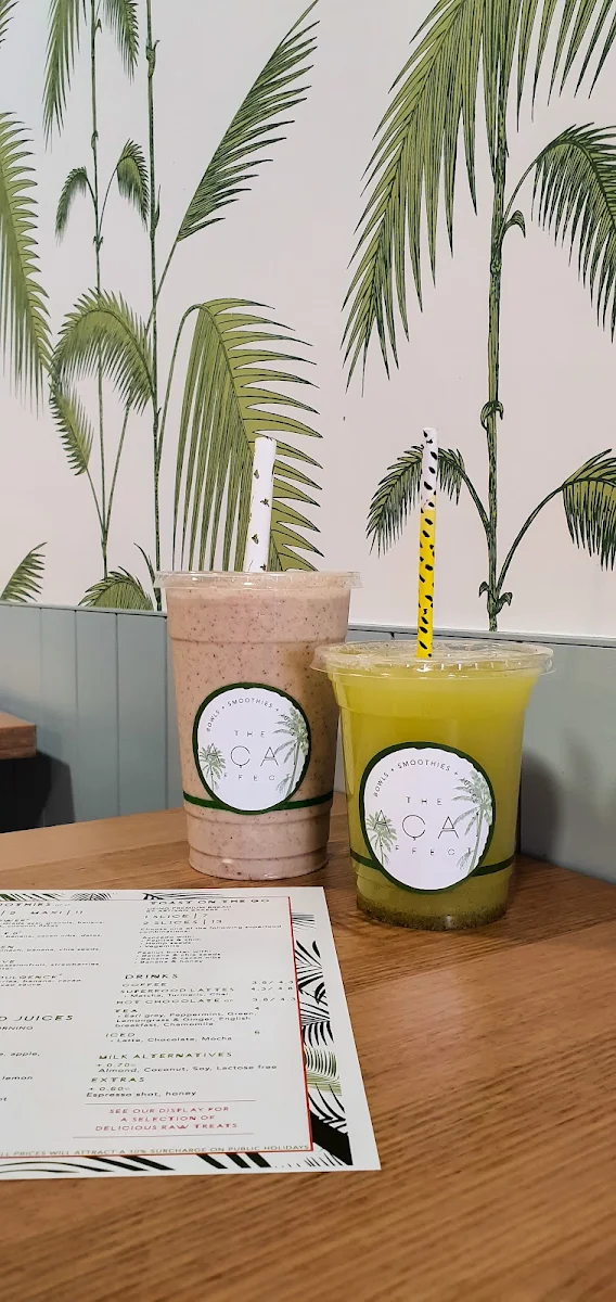 Menu, The Acai Affect