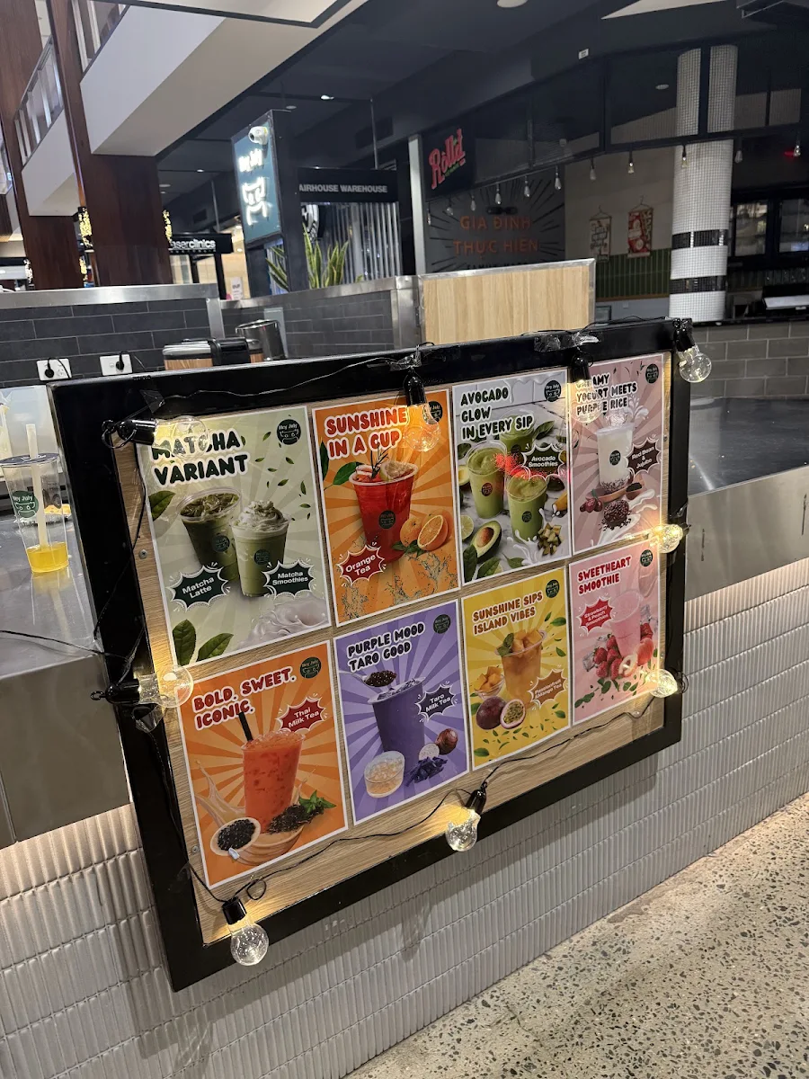 Menu, Hey July Boba