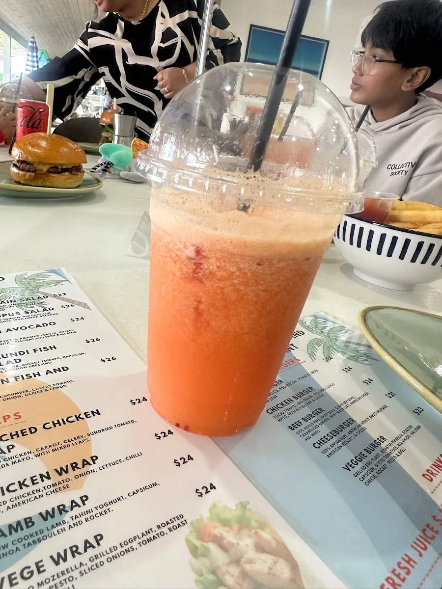 Menu, Palm Beach Cafe & Restaurant
