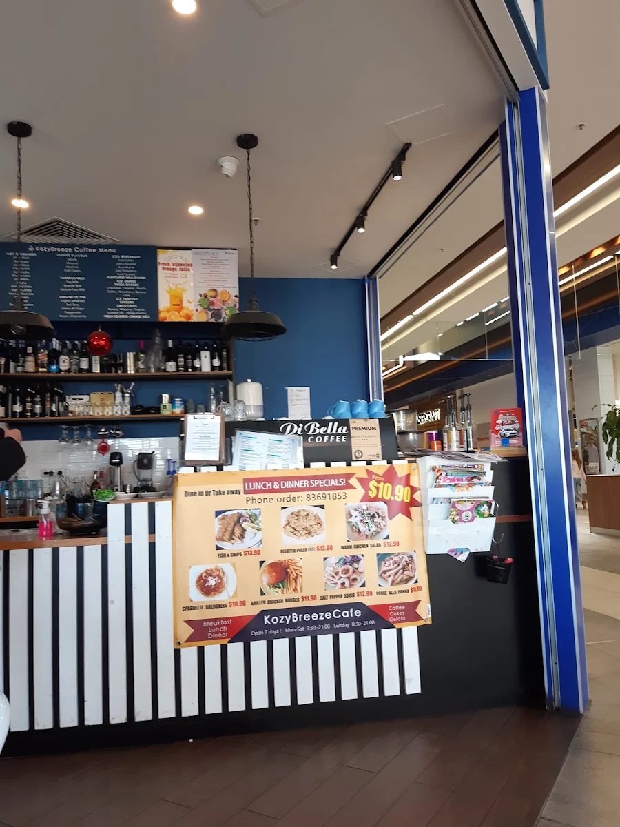 Menu, Kozy Breeze