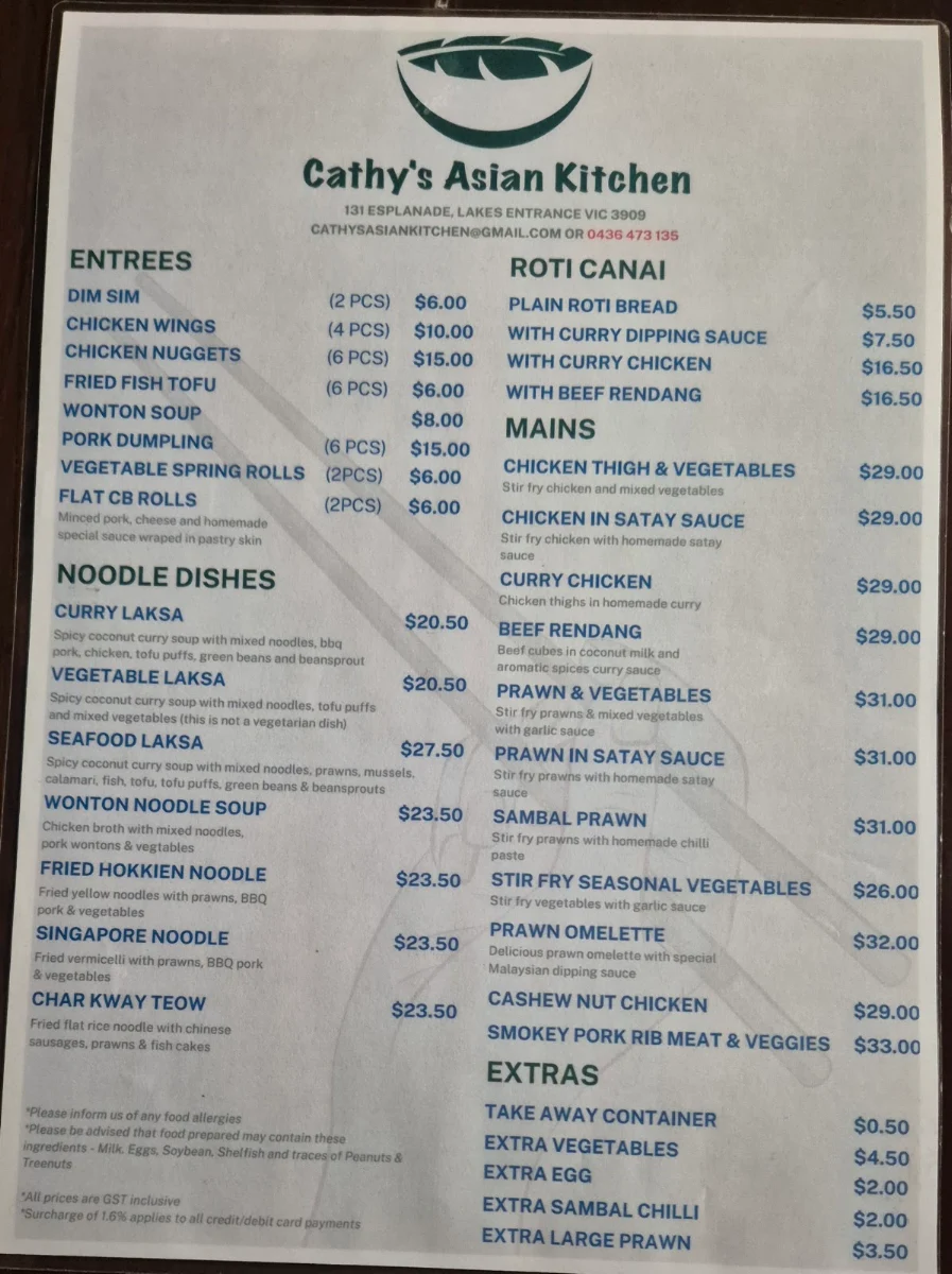 Menu photo 1
