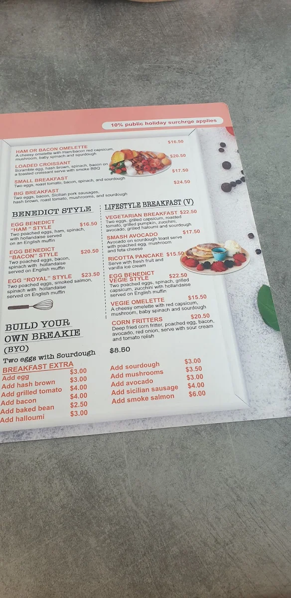 Menu, Satang-Thai Cafe and Restaurant