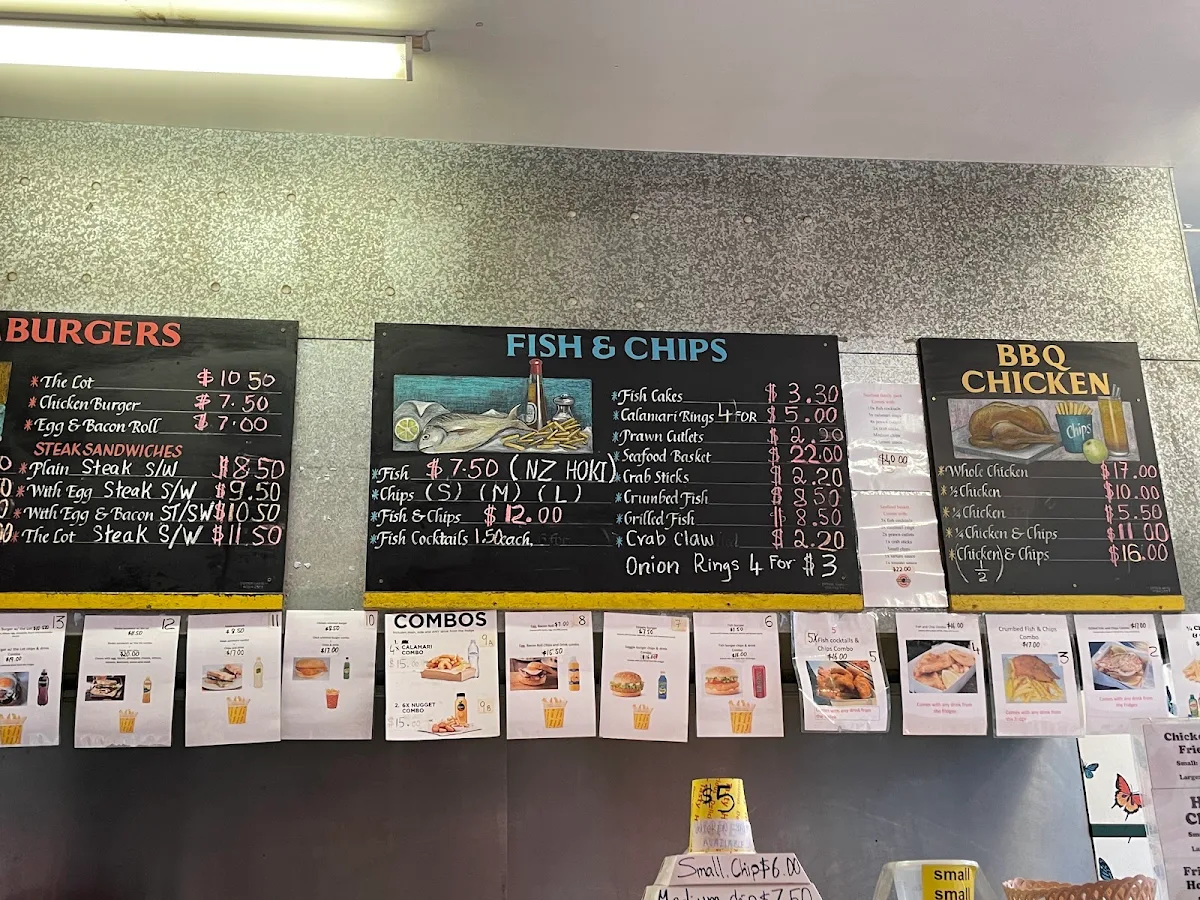 Menu, Leura Takeaway