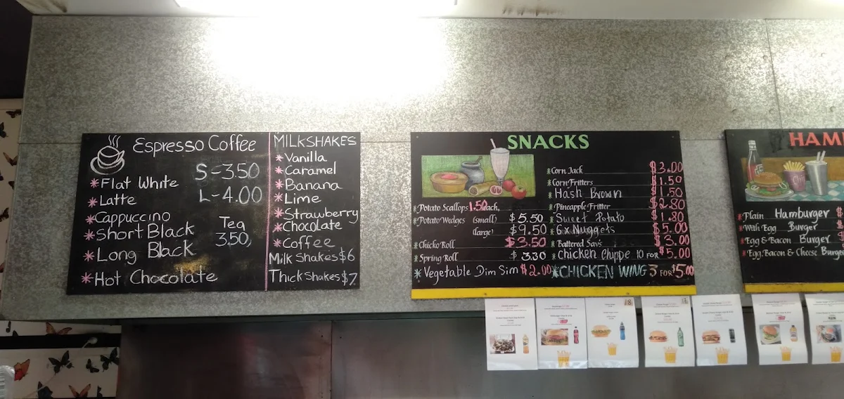 Menu, Leura Takeaway