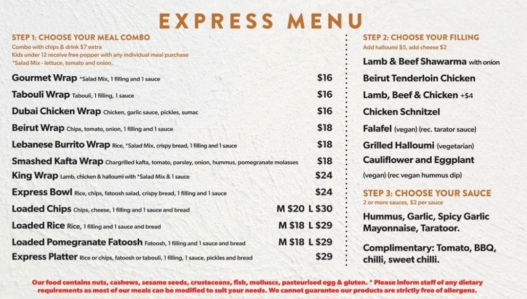 Menu photo 1