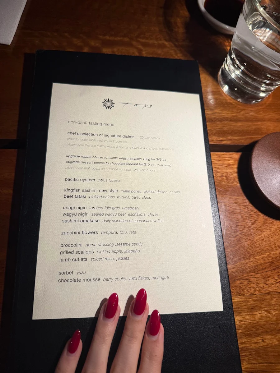 Menu, Toko Restaurant