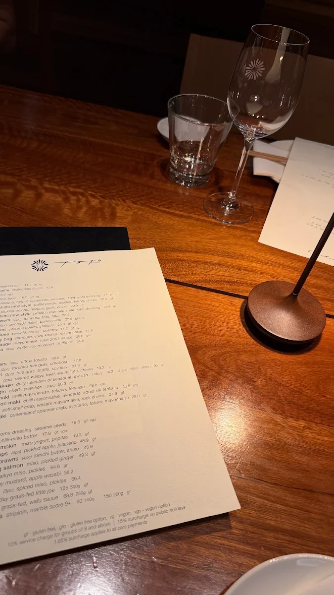 Menu, Toko Restaurant