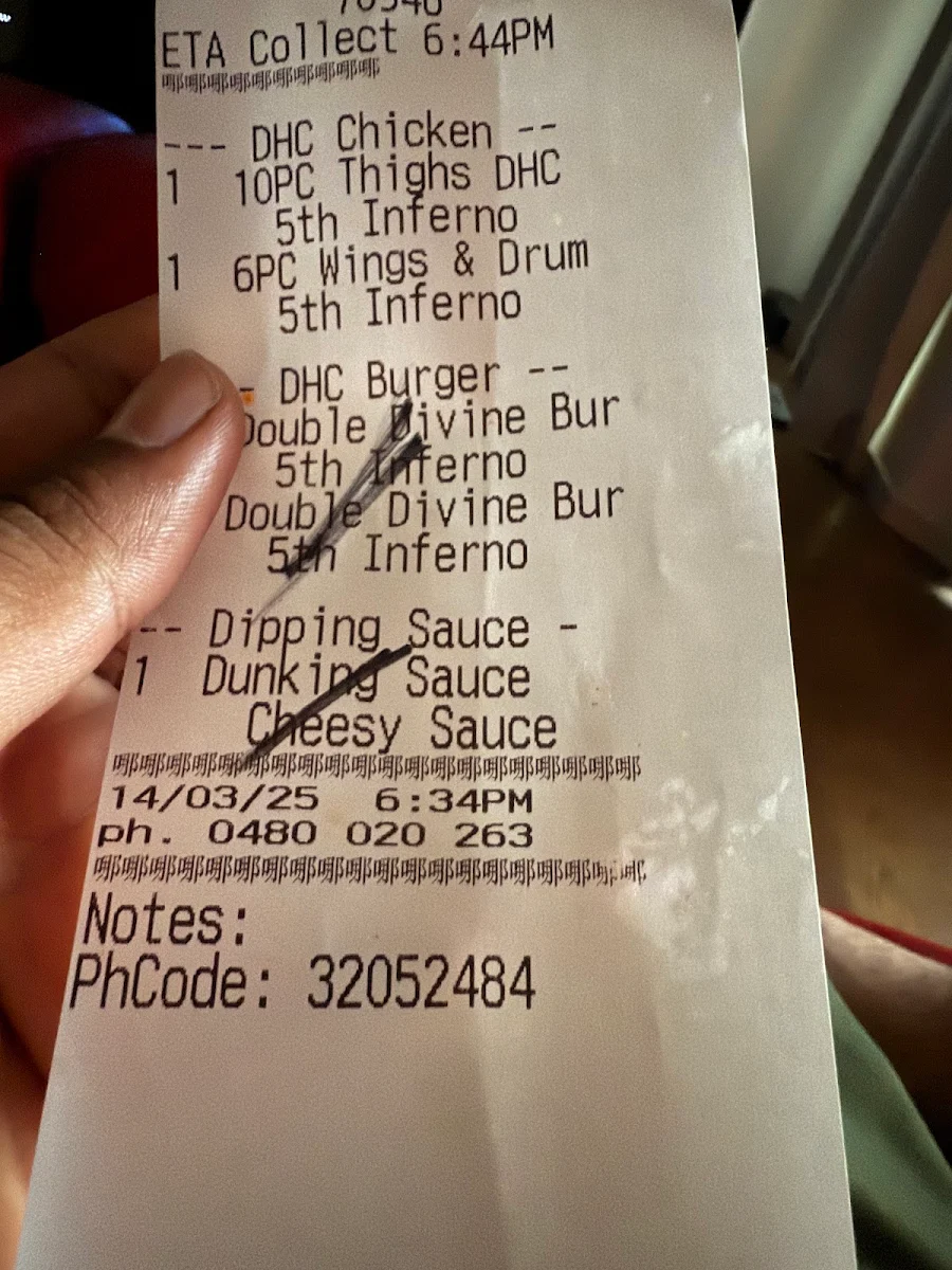 Menu, Huxtaburger Sunshine