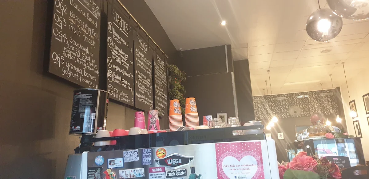 Menu, Cafe Fred