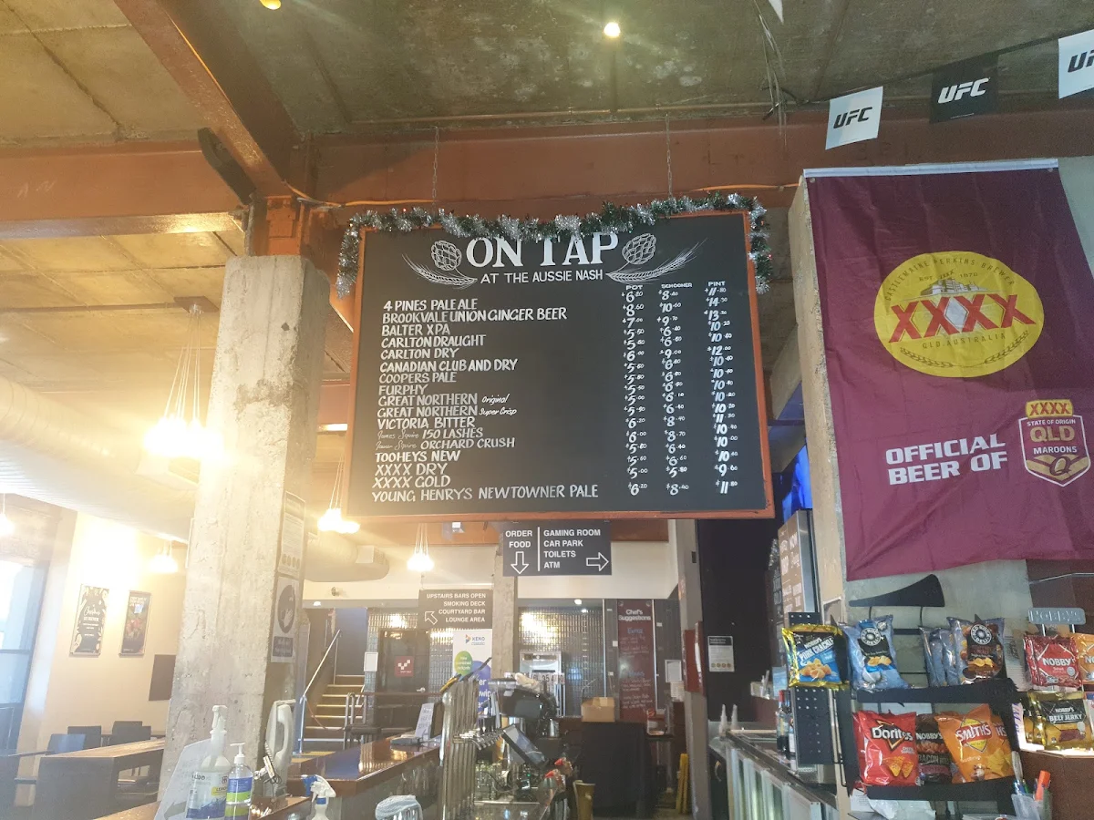 Menu, Australian National Hotel
