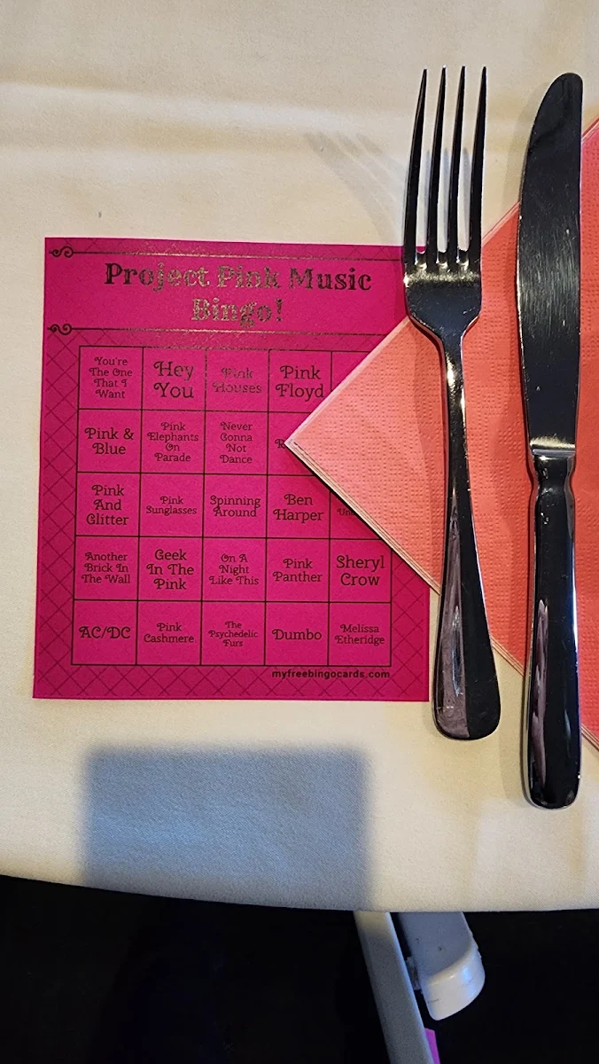 Menu, Australian National Hotel