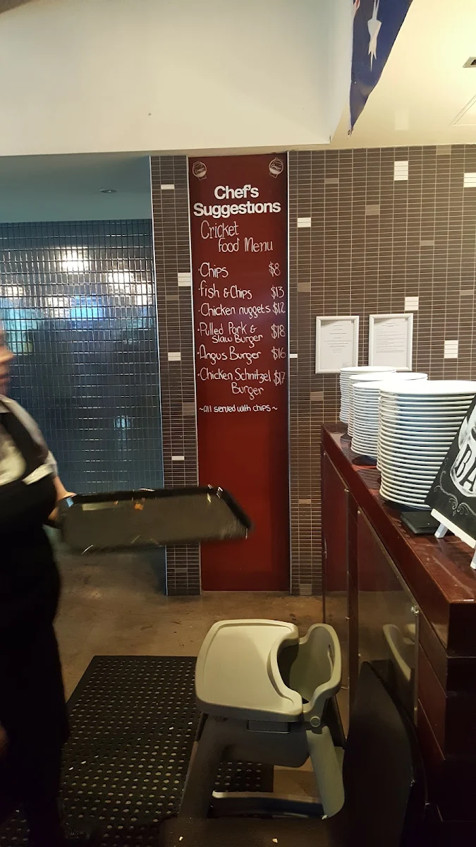 Menu, Australian National Hotel