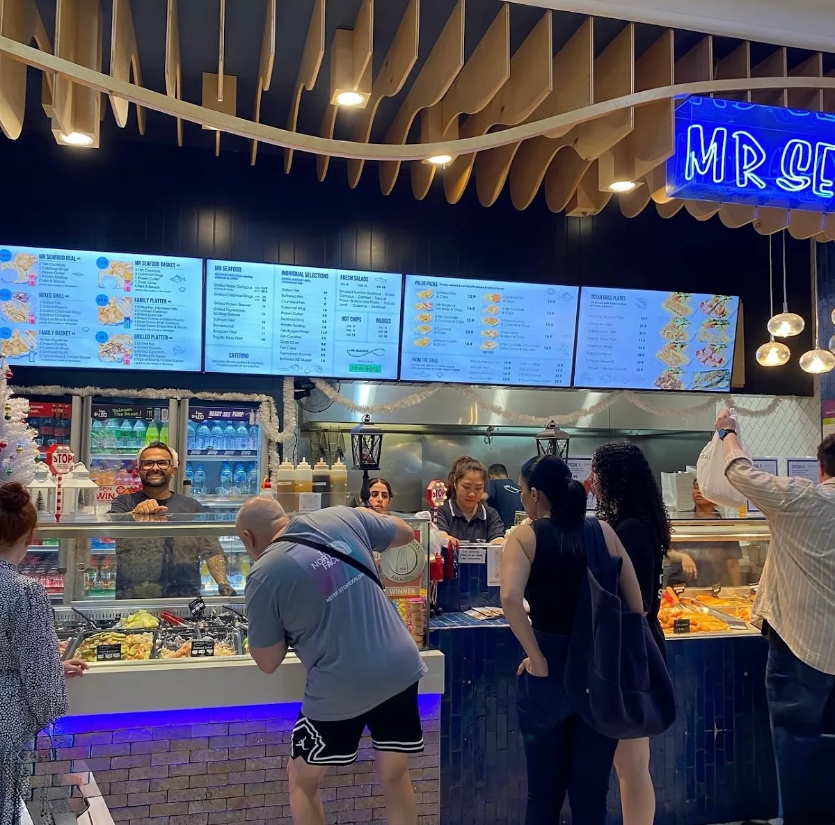 Menu, Mr Seafood Westfield