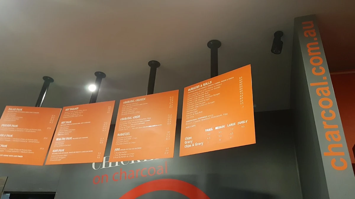 Menu, Yiros & Chicken on Charcoal @ Cliff Avenue