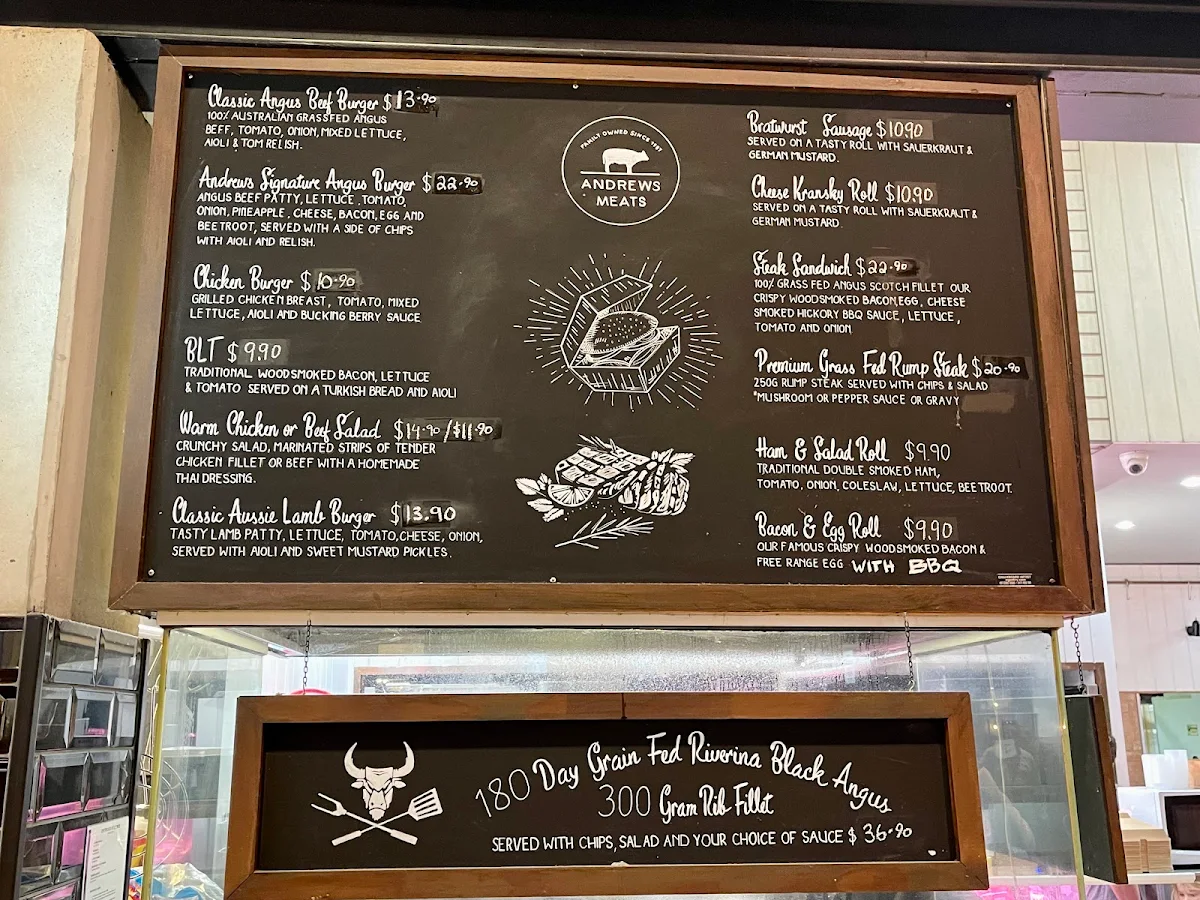 Menu, The Butcher’s Kitchen