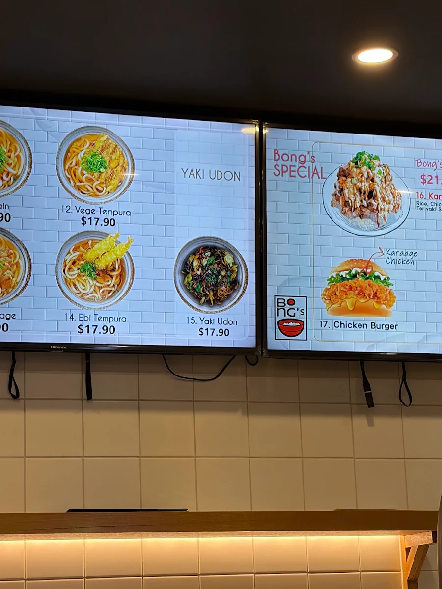Menu, BoNG's Donburi