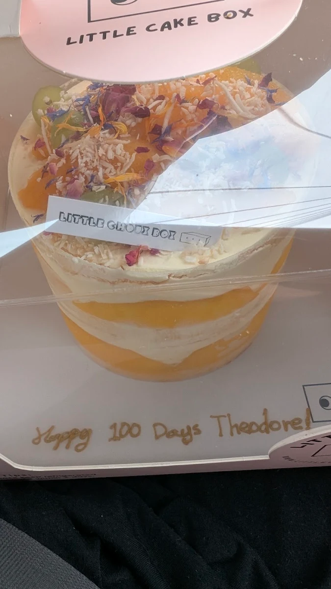 Menu, Little Cake Box