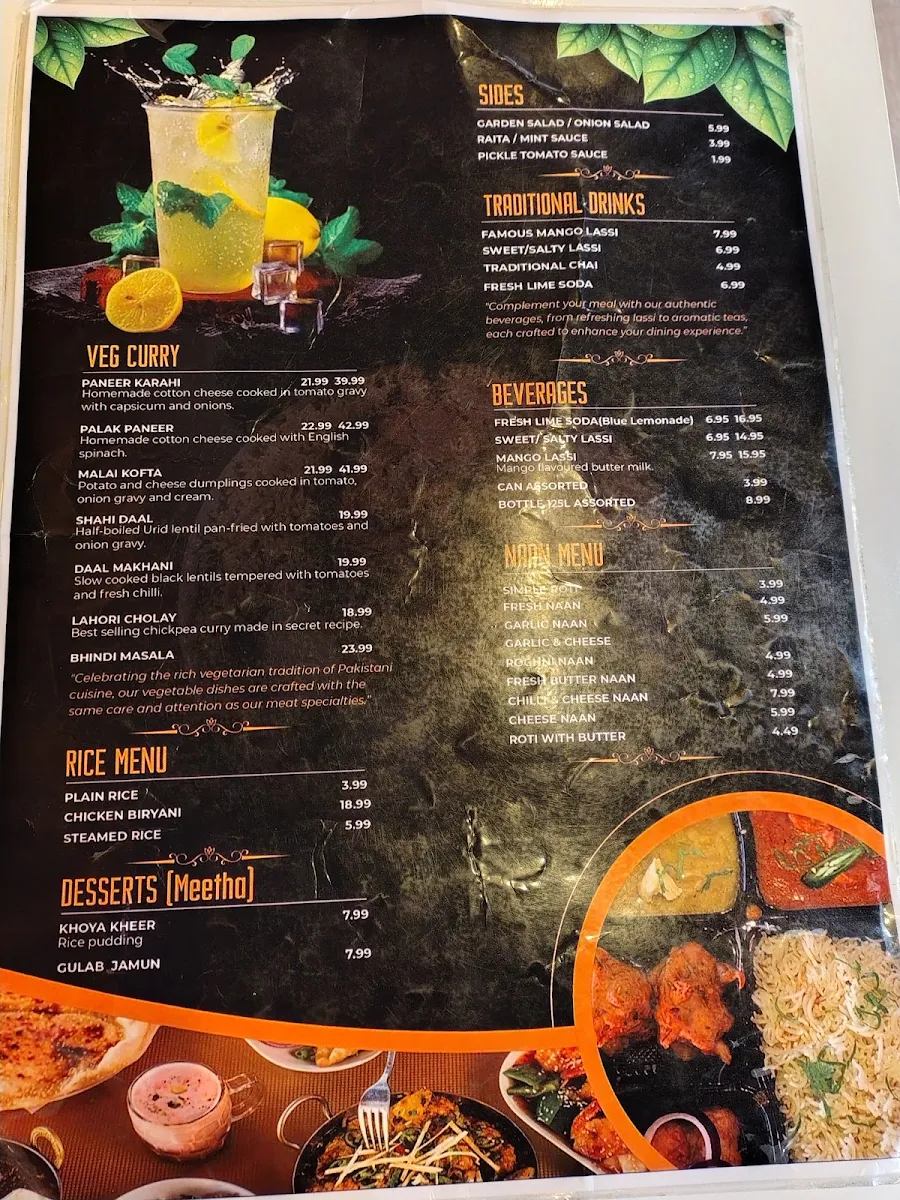 Menu, BBQ Tonight Restaurant Brisbane