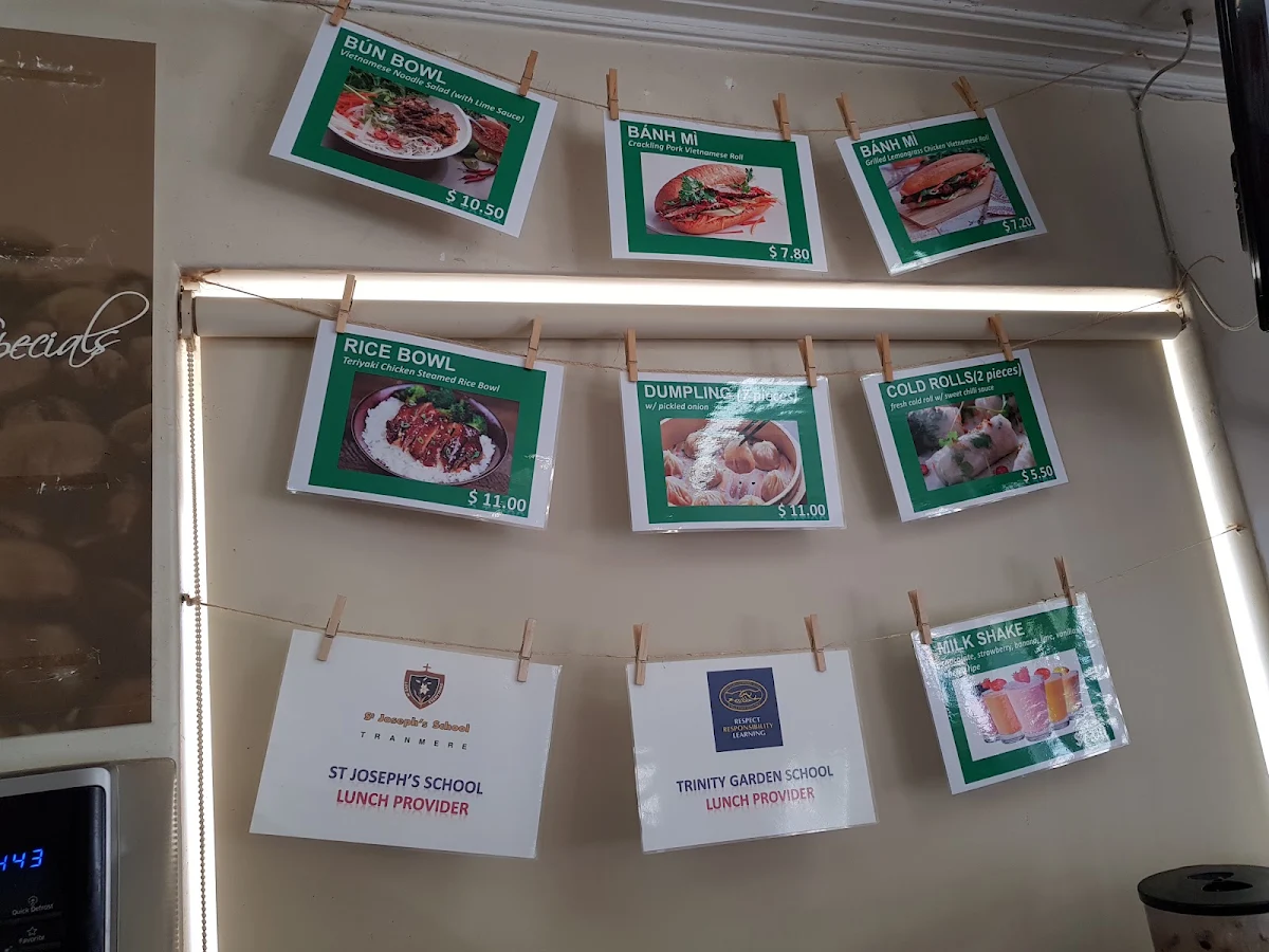 Menu, Glynde Mini Mart