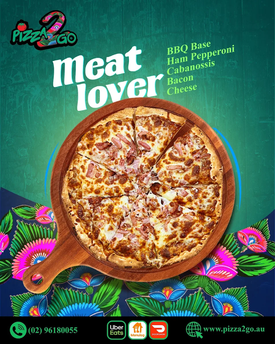 Menu, Pizza 2 Go Macquarie Fields