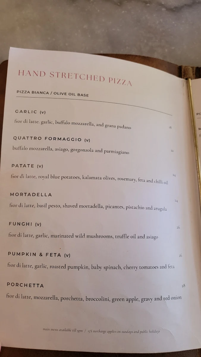 Menu, Amici Wine Bar & Deli