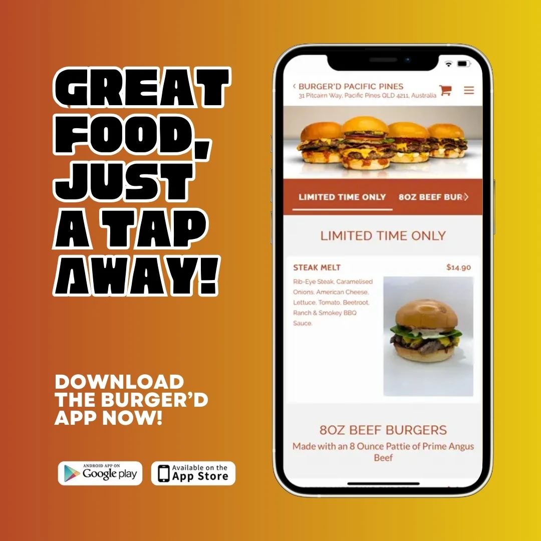 Menu, Burger'D Morayfield