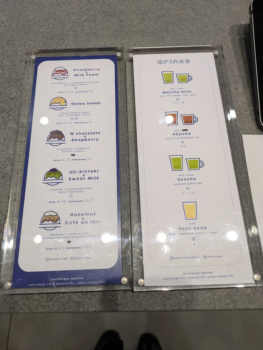 Menu, Kakigori Kaiji