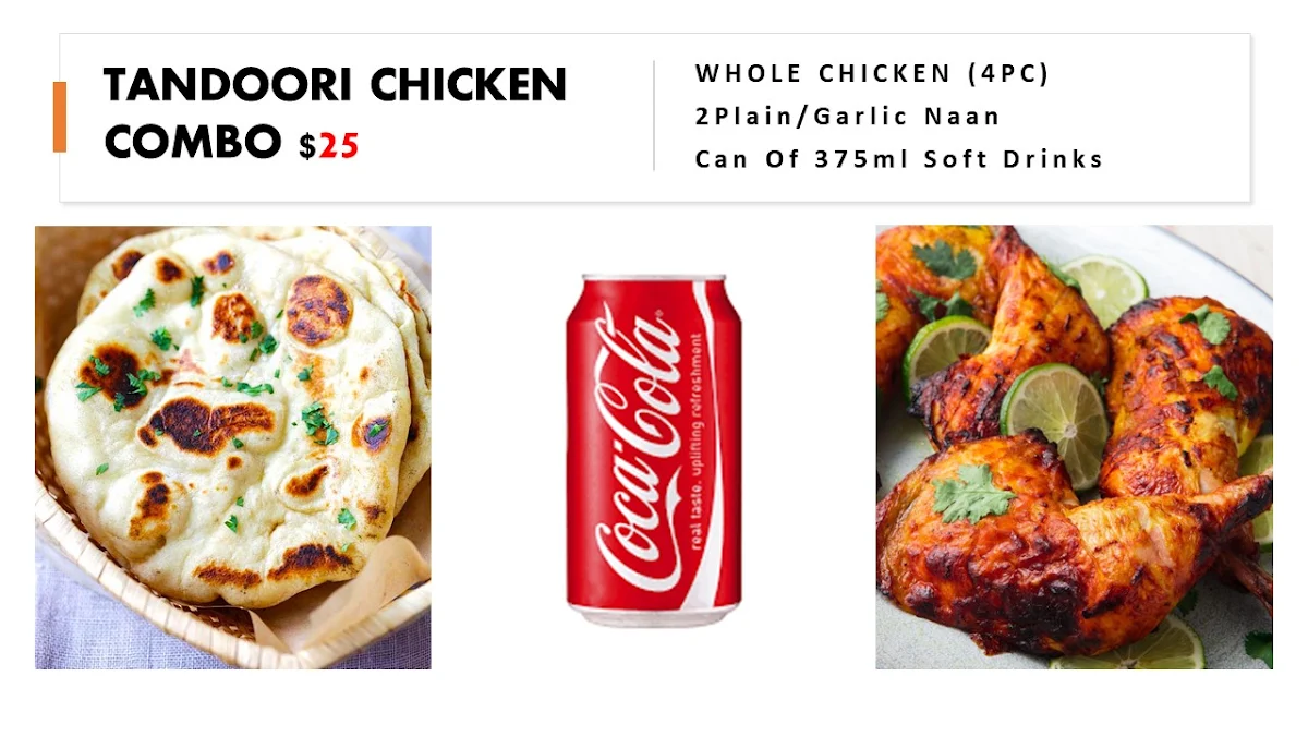 Menu, Tandoori Hut Ingleburn