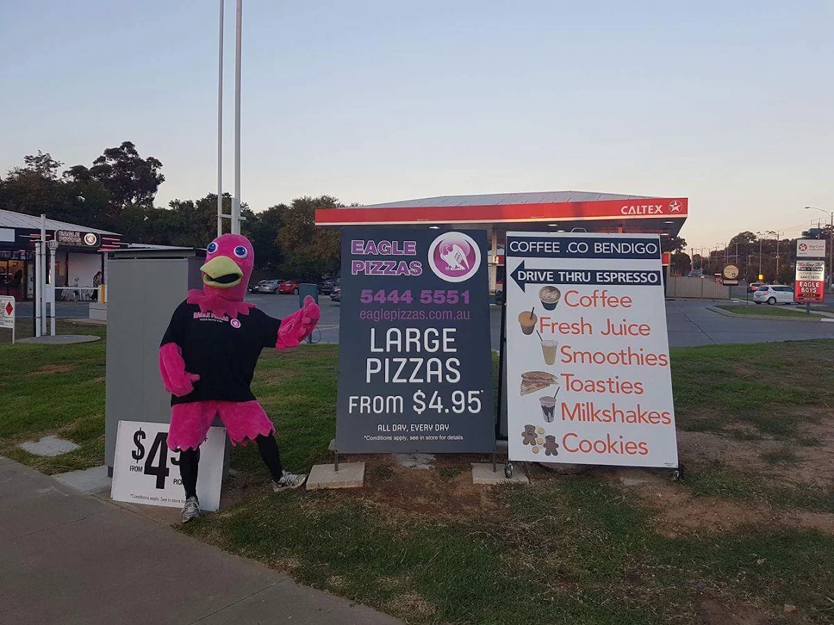 Menu, Eagle Pizzas Bendigo