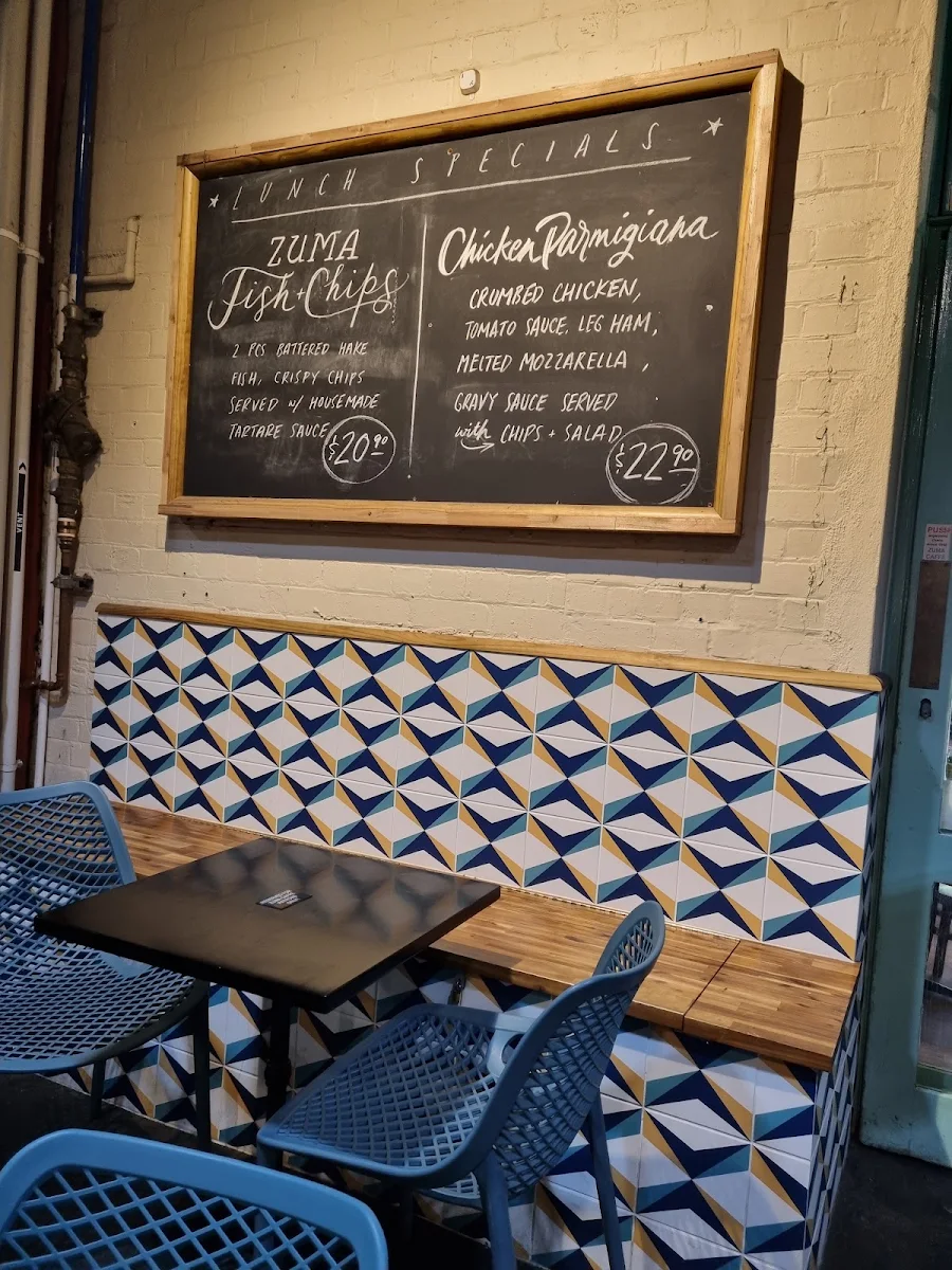 Menu, Zuma Caffè