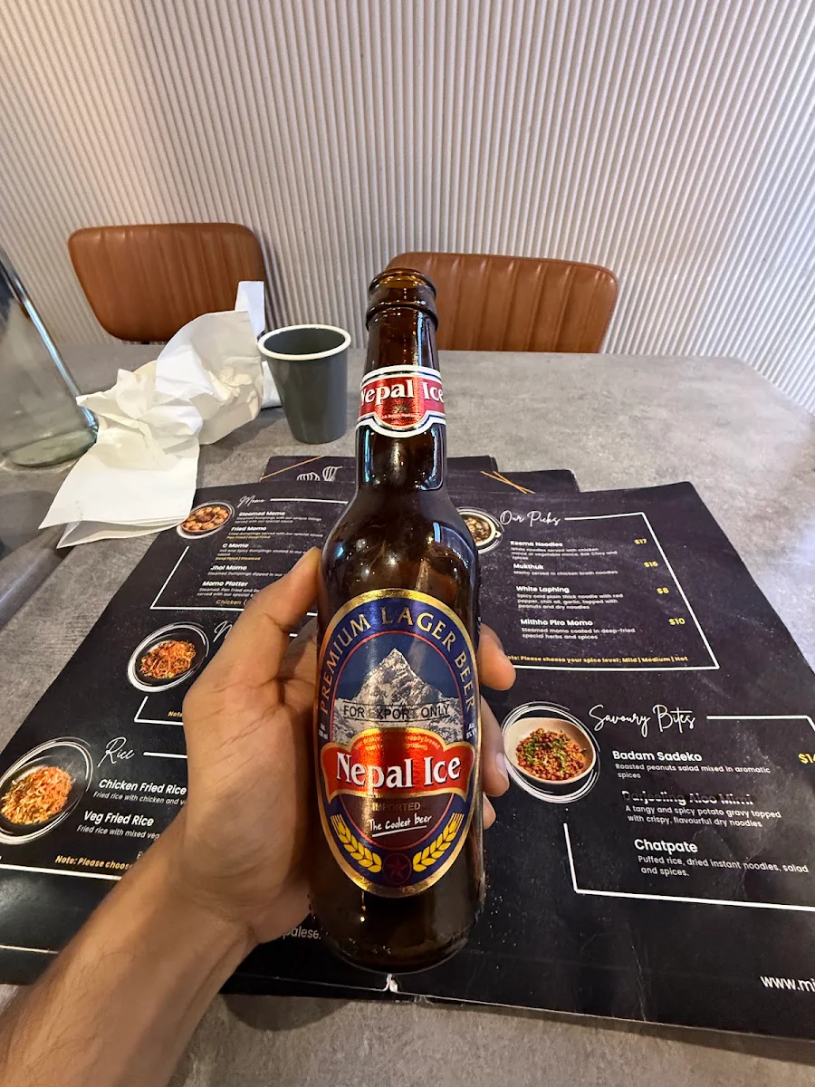 Menu, Mithho Nepalese Cuisine