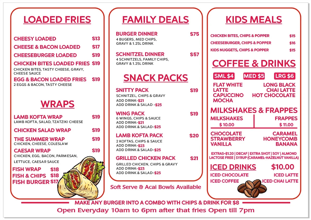 Menu, Schnitzel Crave