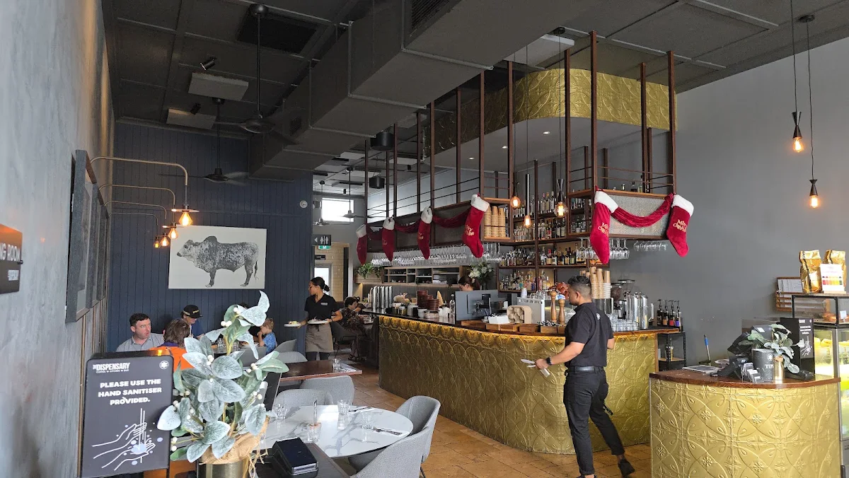 Vibe, THE DISPENSARY Coffee · Kitchen · Bar