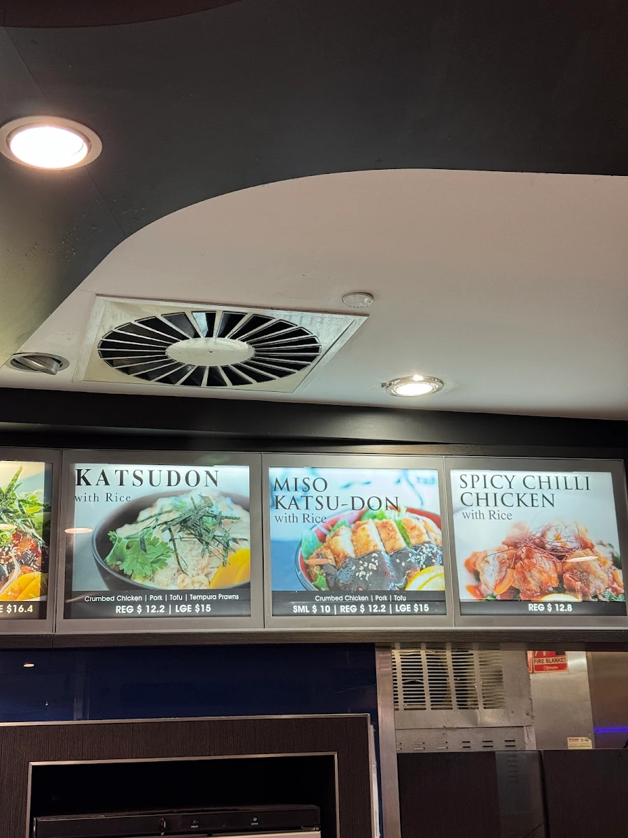 Menu, Hanaichi (Brisbane CBD)