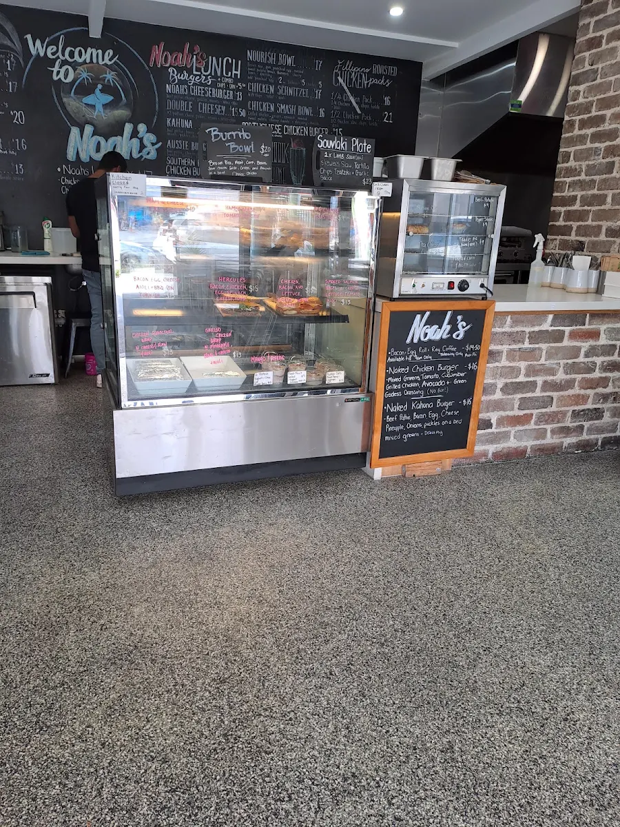 Menu, Noah's Cafe Taren Point