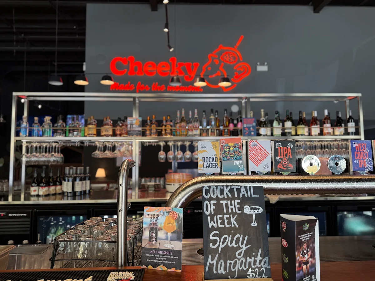 Menu, Cheeky Monkey Brewing Co Rockingham