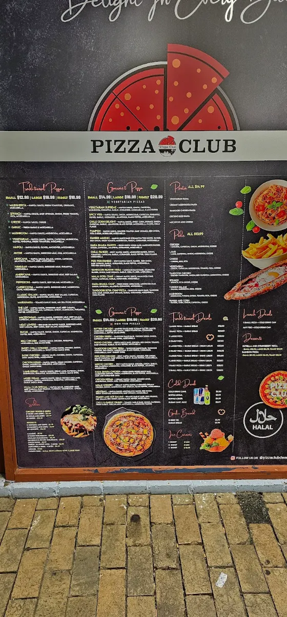 Menu, Pizzaa Craves Deer Park