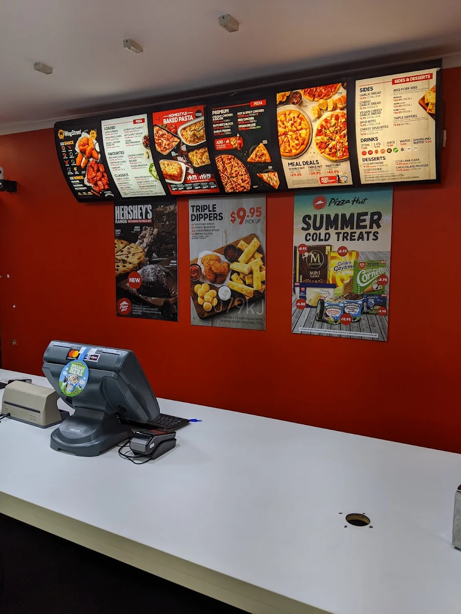 Menu, Pizza Hut Belfield
