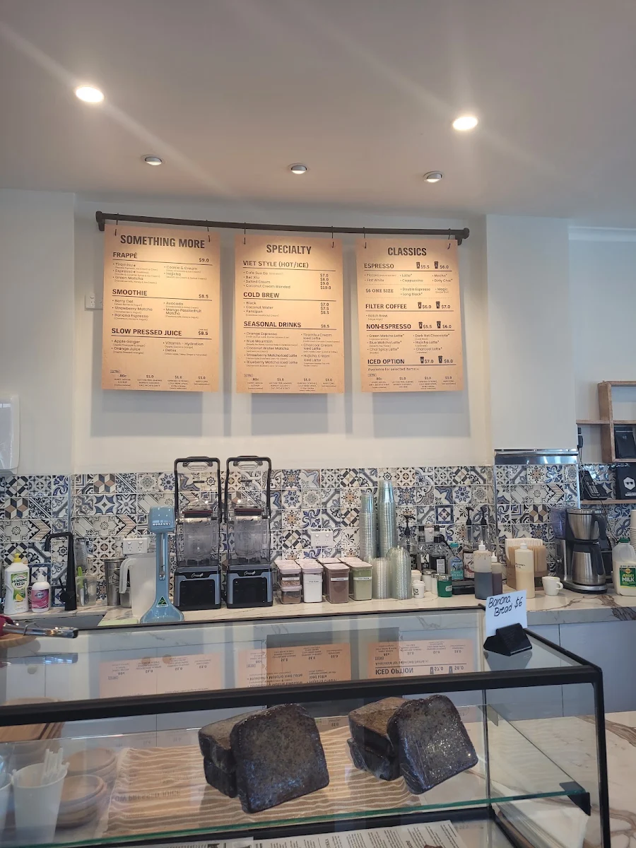 Menu, THE 2 MEN CAFE - GEELONG
