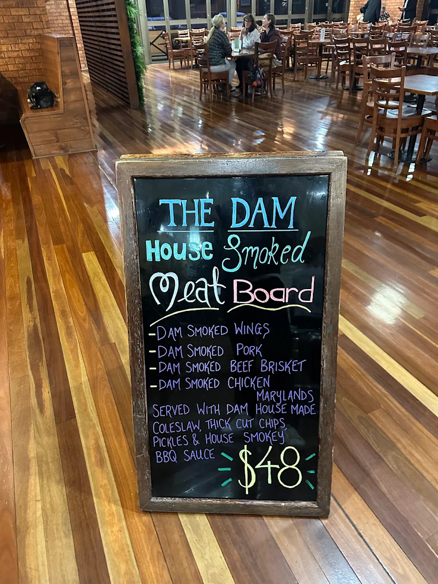 Menu, The Dam Hotel