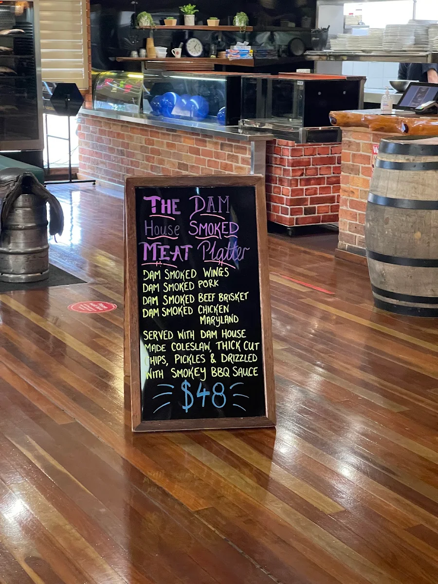 Menu, The Dam Hotel