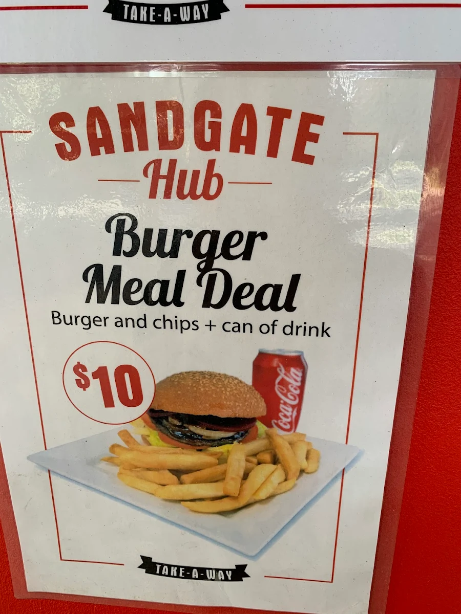 Menu, Sandgate Hub