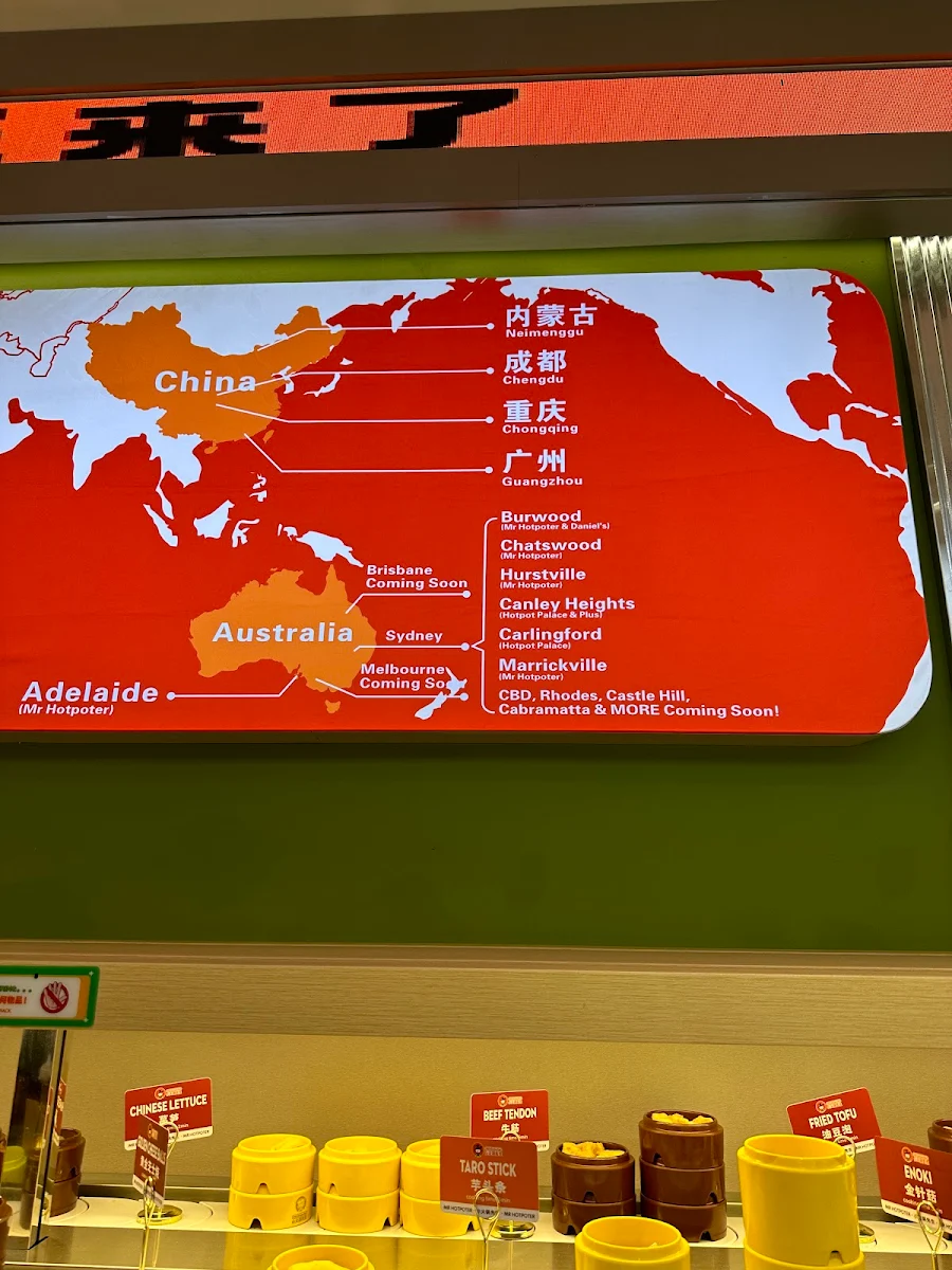 Menu, Mr Hotpoter Hurstville