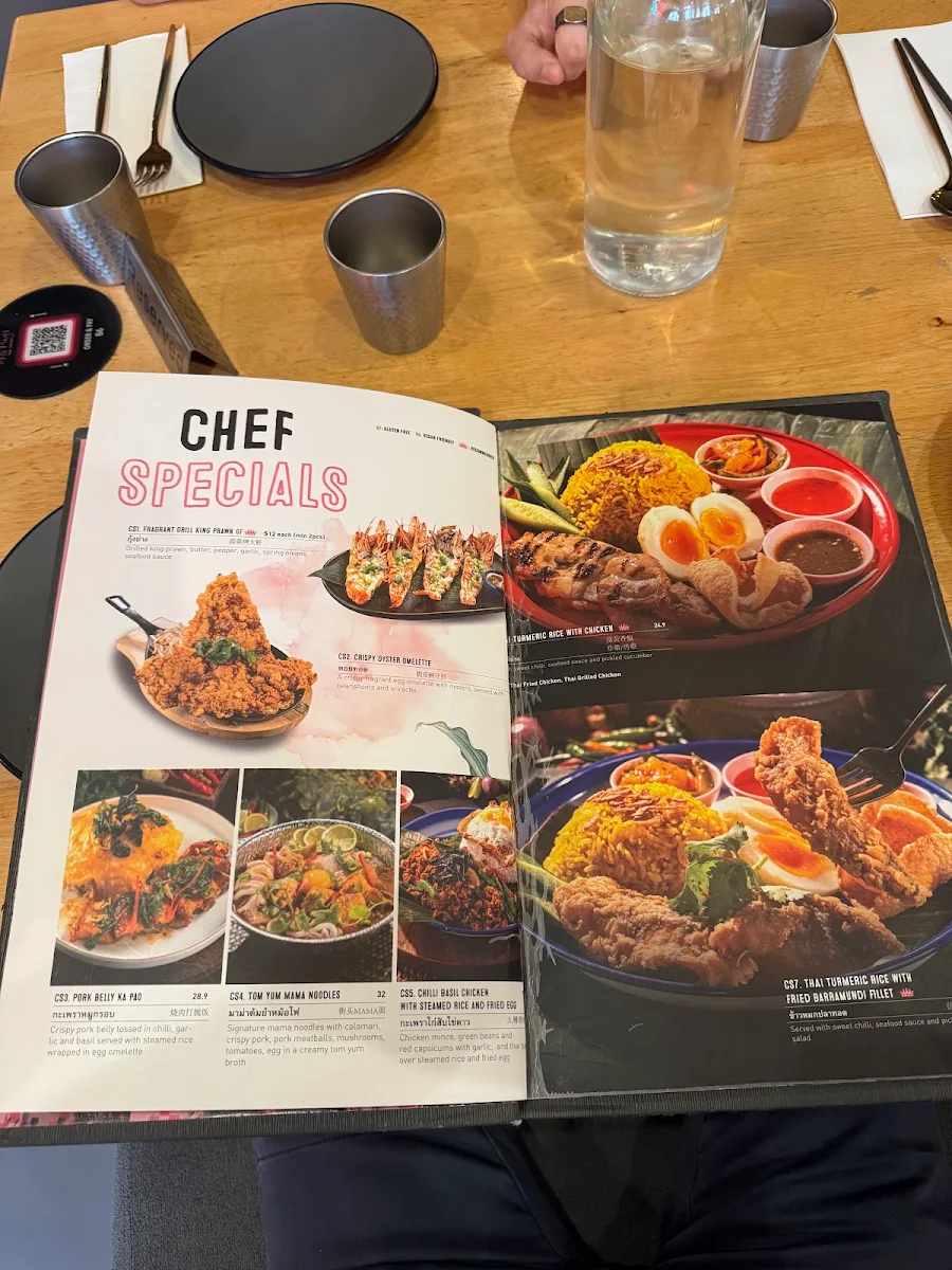 Menu, Miss Ping's