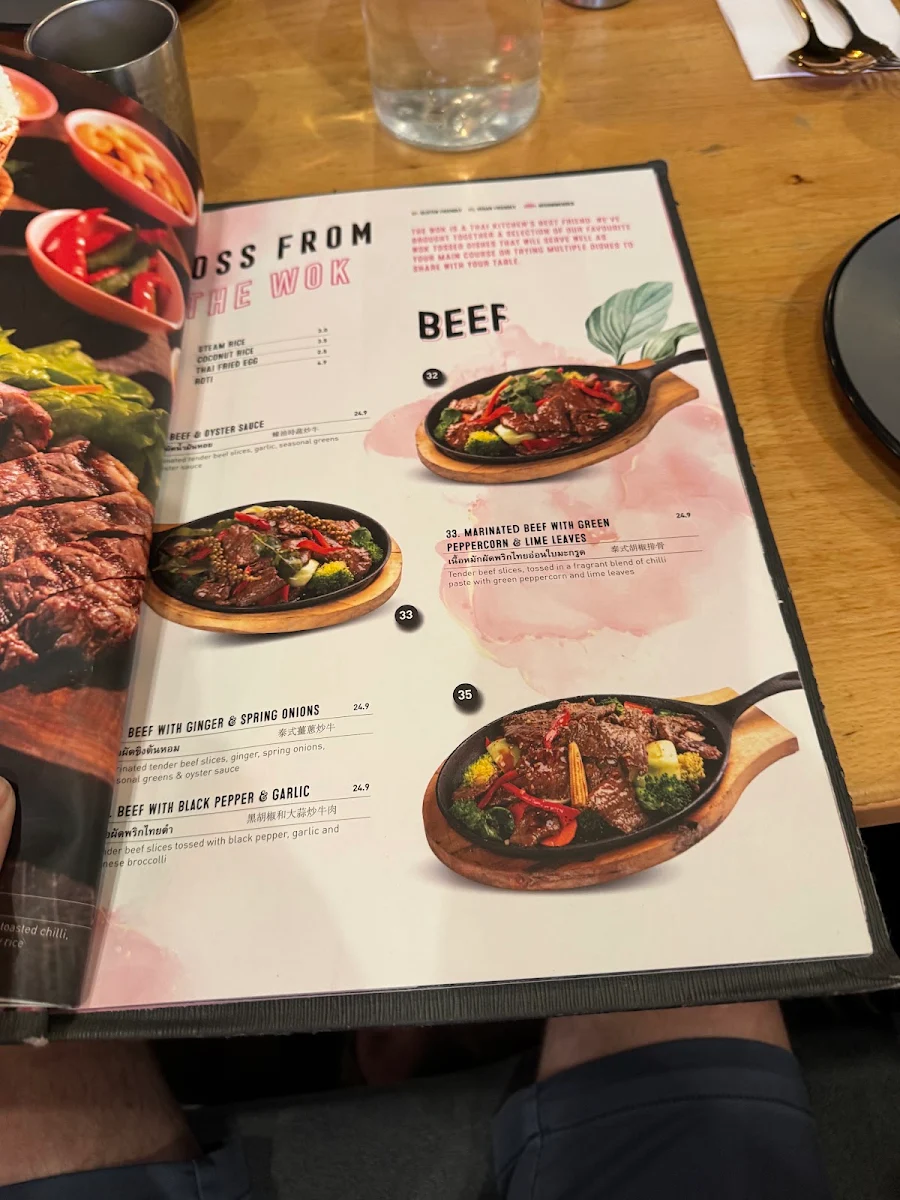 Menu, Miss Ping's