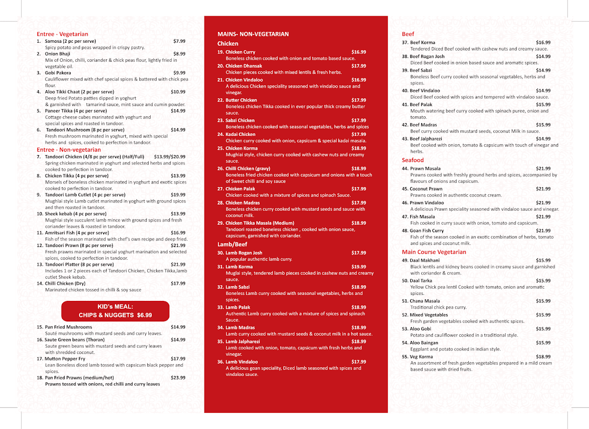 Menu photo 1