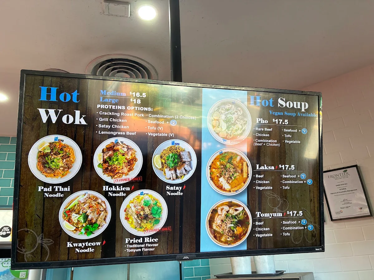 Menu, Bami Hilton
