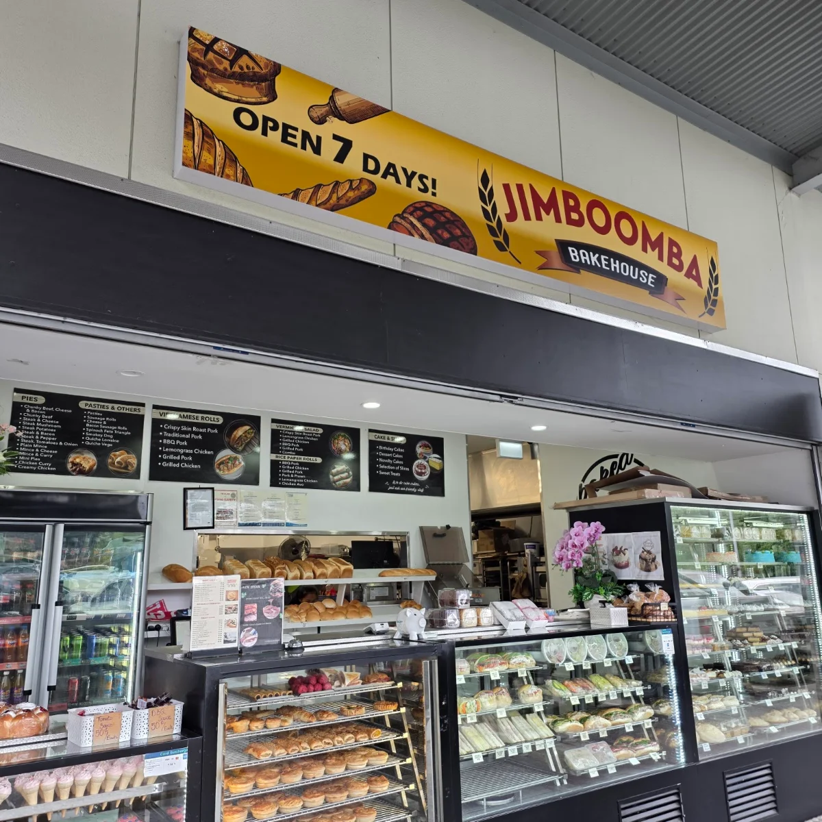 Menu, Jimboomba Bakehouse