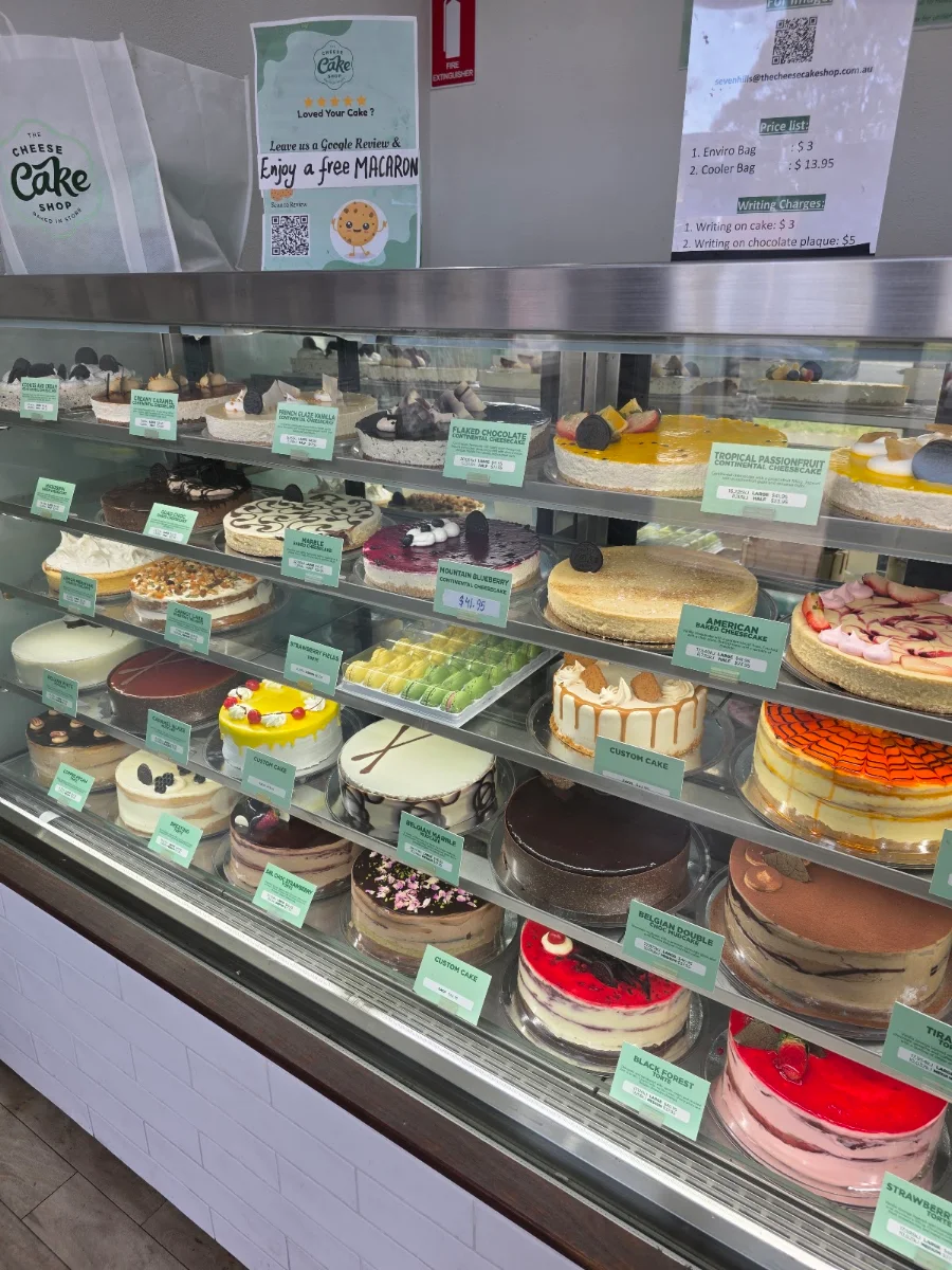 Vibe, The Cheesecake Shop Seven Hills