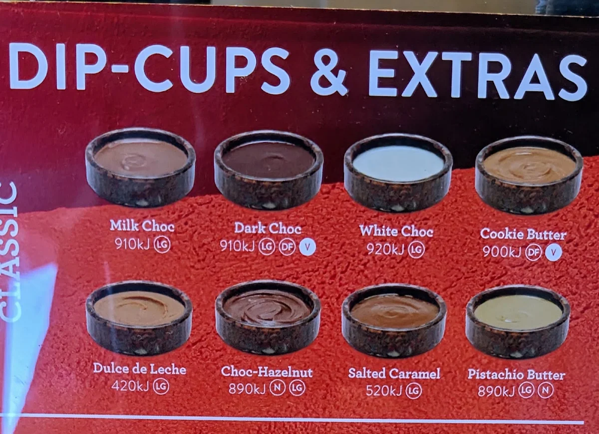 Menu, San Churro Clásico Baldivis